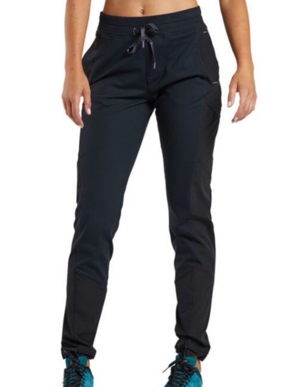 Title Nine Small Ascent 2.0 Pants Mid Rise Slim Fitted Black Outdoor Hike